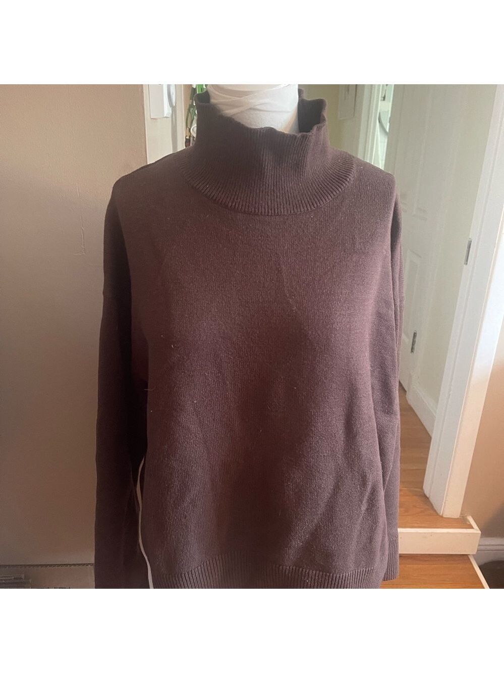OAK+FORT Brown Turtleneck Sweater